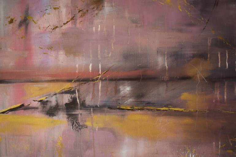 Original Abstract Expressionism Abstract Painting by Djimbi Djevdet