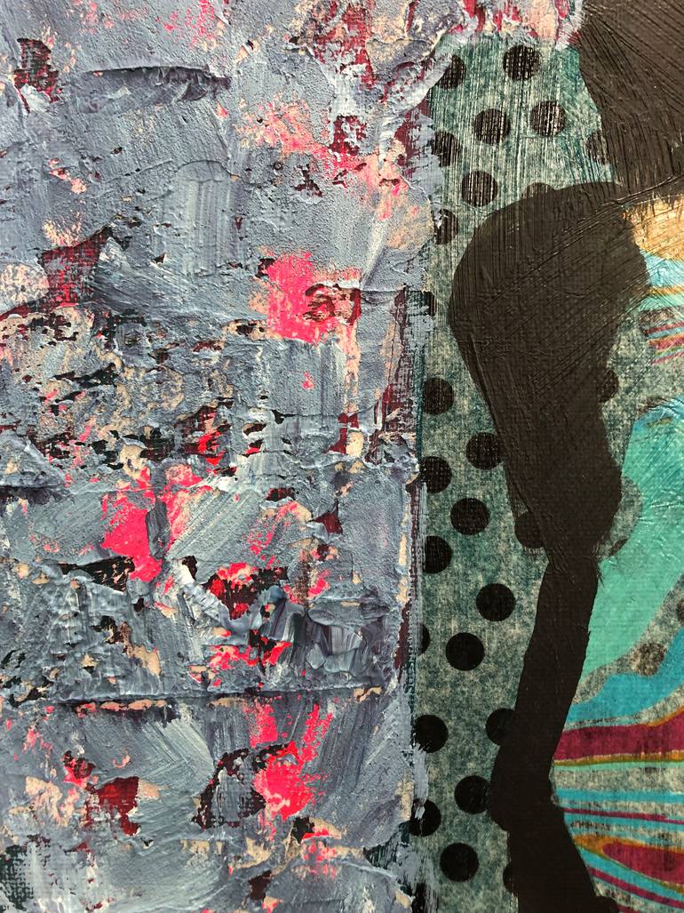 Original Abstract Fashion Painting by Granny C Abstracts