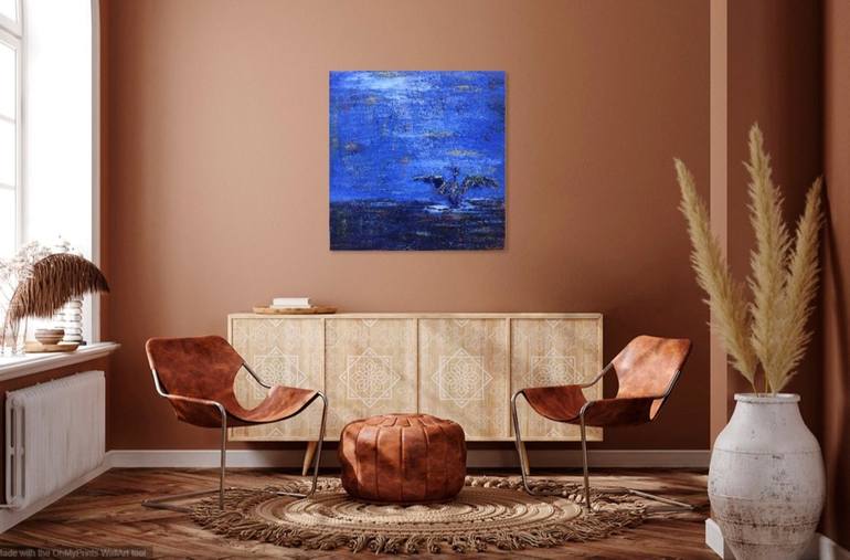 Original Abstract Landscape Painting by Granny C Abstracts