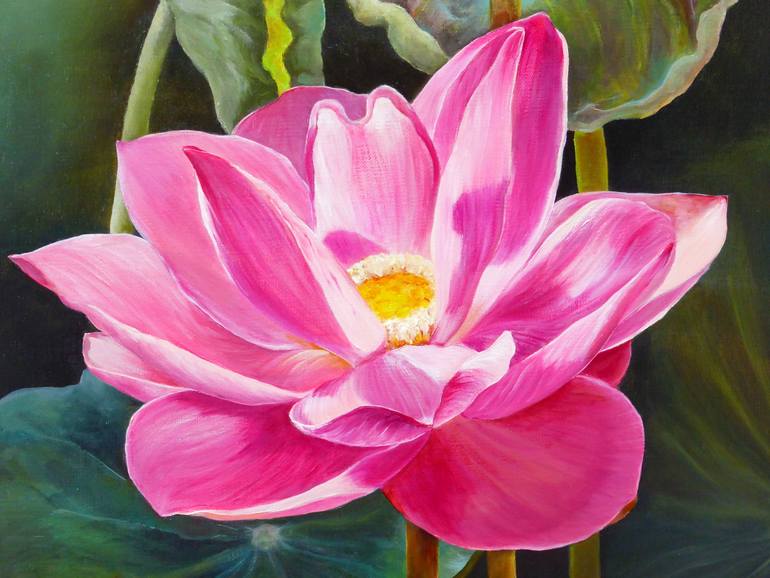 Original Other Floral Painting by Albina Pogrebna