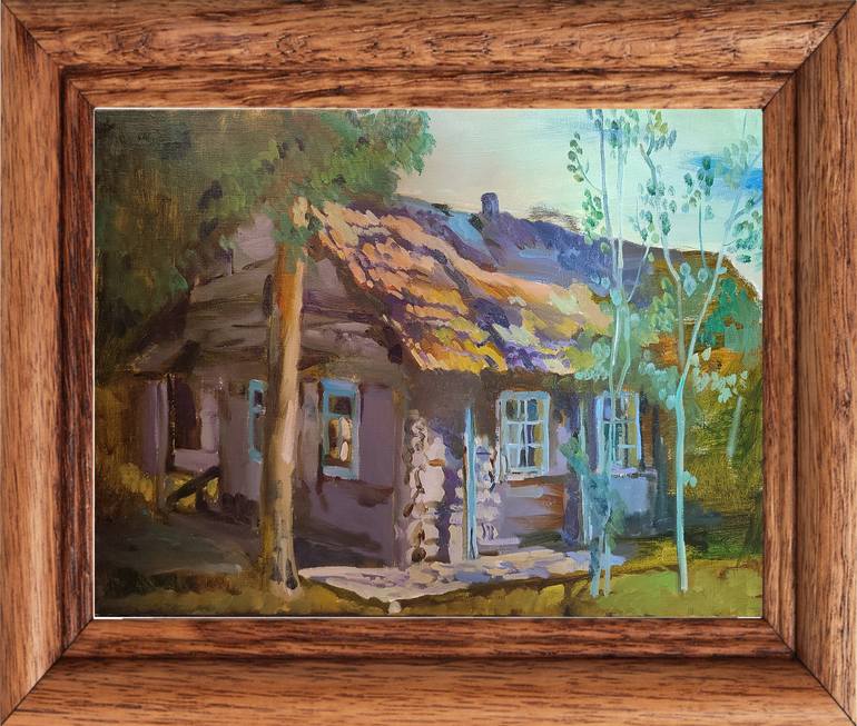 Original Fine Art Rural life Painting by Vladiy Zart