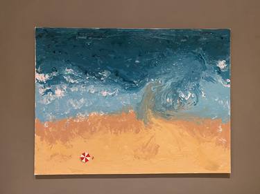 Original Abstract Beach Paintings by Jamie Daniel Williams