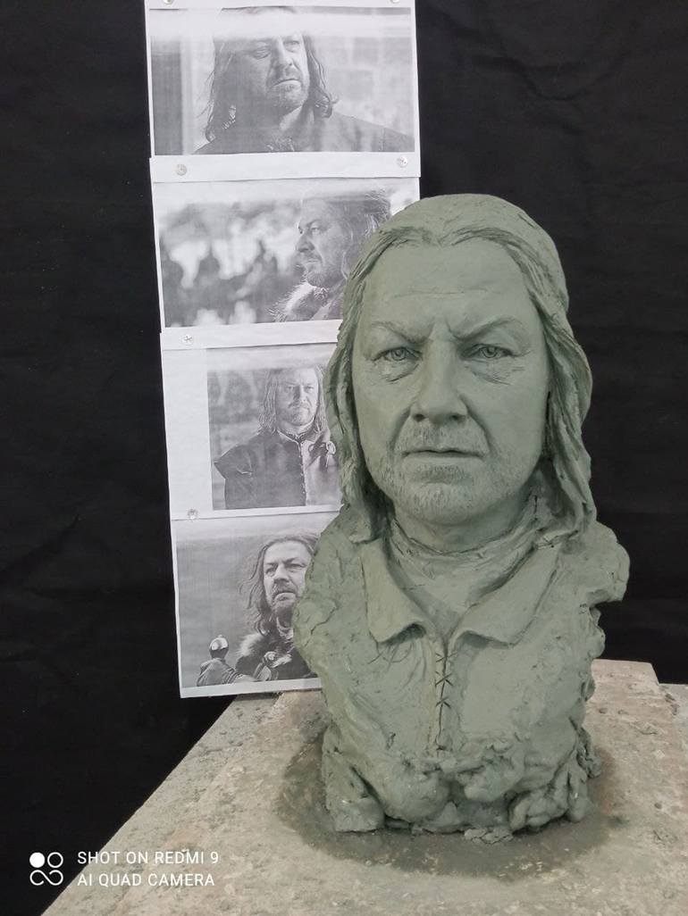 Original People Sculpture by Oksana Melnikova