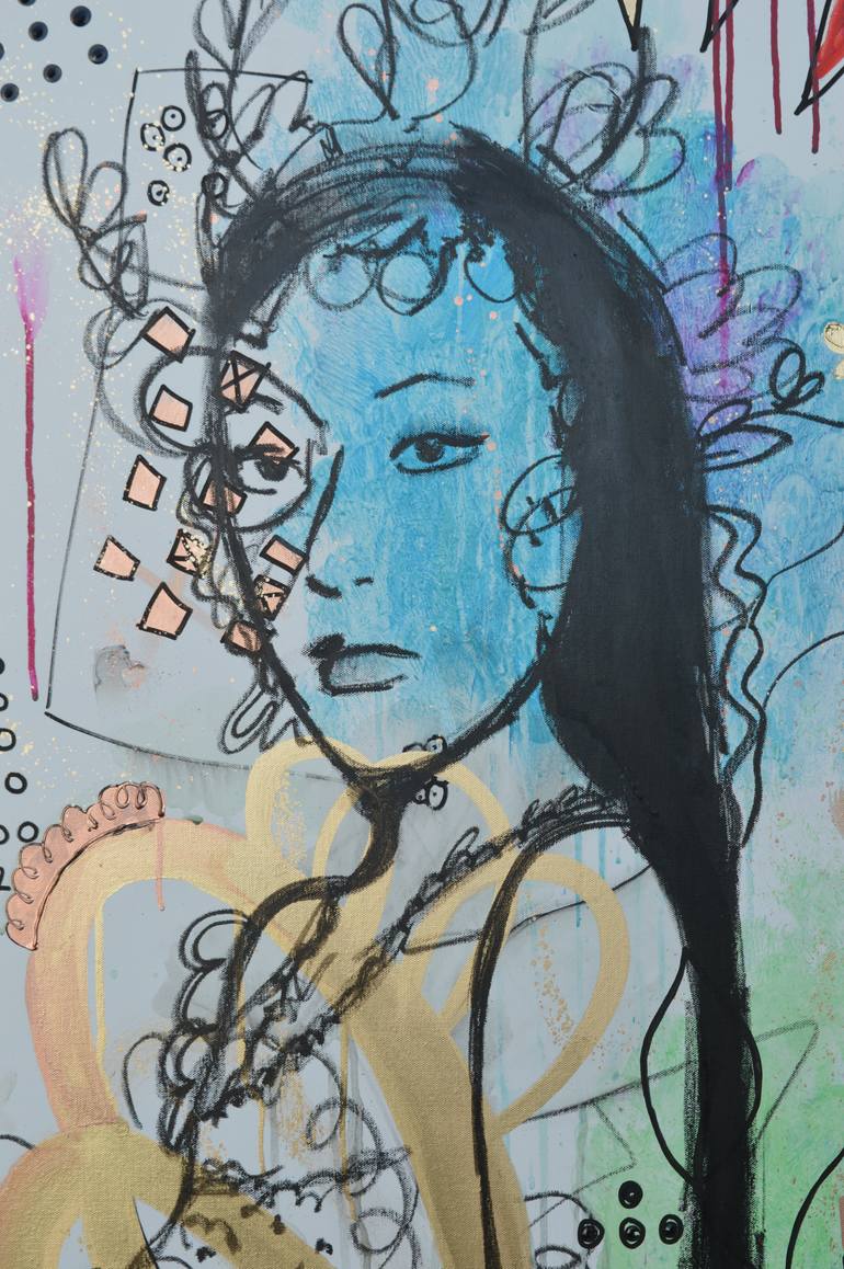 Original Abstract Pop Culture/Celebrity Painting by T Breeze