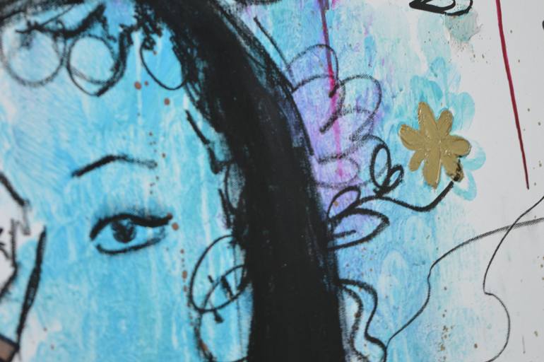 Original Abstract Pop Culture/Celebrity Painting by T Breeze