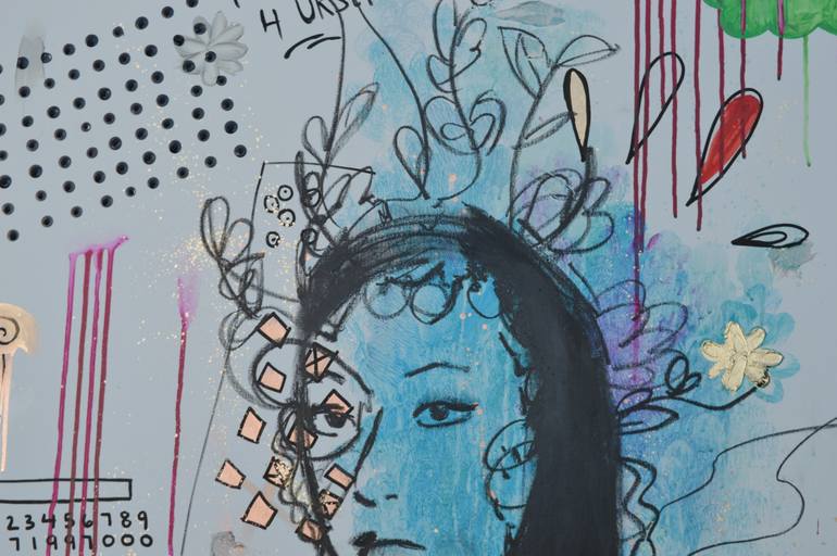 Original Abstract Pop Culture/Celebrity Painting by T Breeze