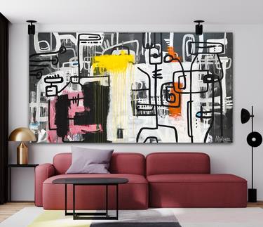 Original Modern Abstract Paintings by Martin Breeze