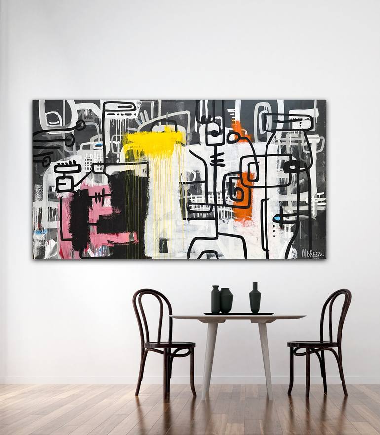 Original Abstract Painting by Martin Breeze