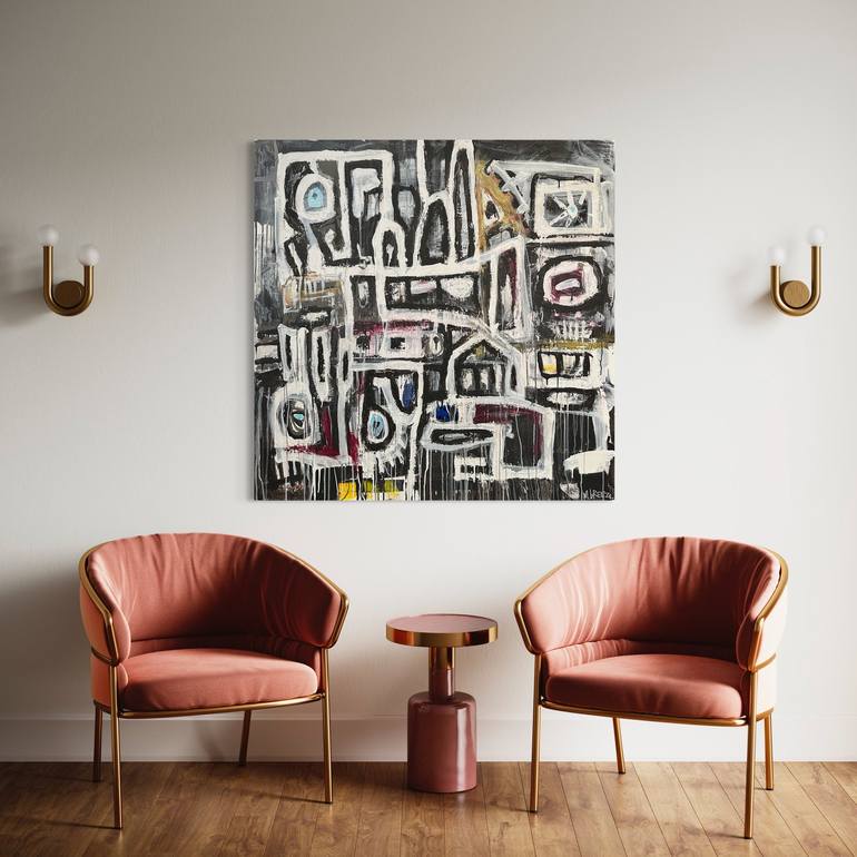 Original Abstract Painting by Martin Breeze