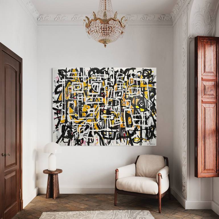 Original Abstract Painting by Martin Breeze