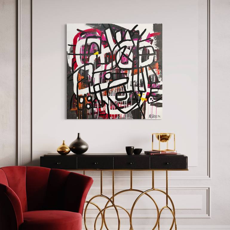 Original Contemporary Abstract Painting by Martin Breeze