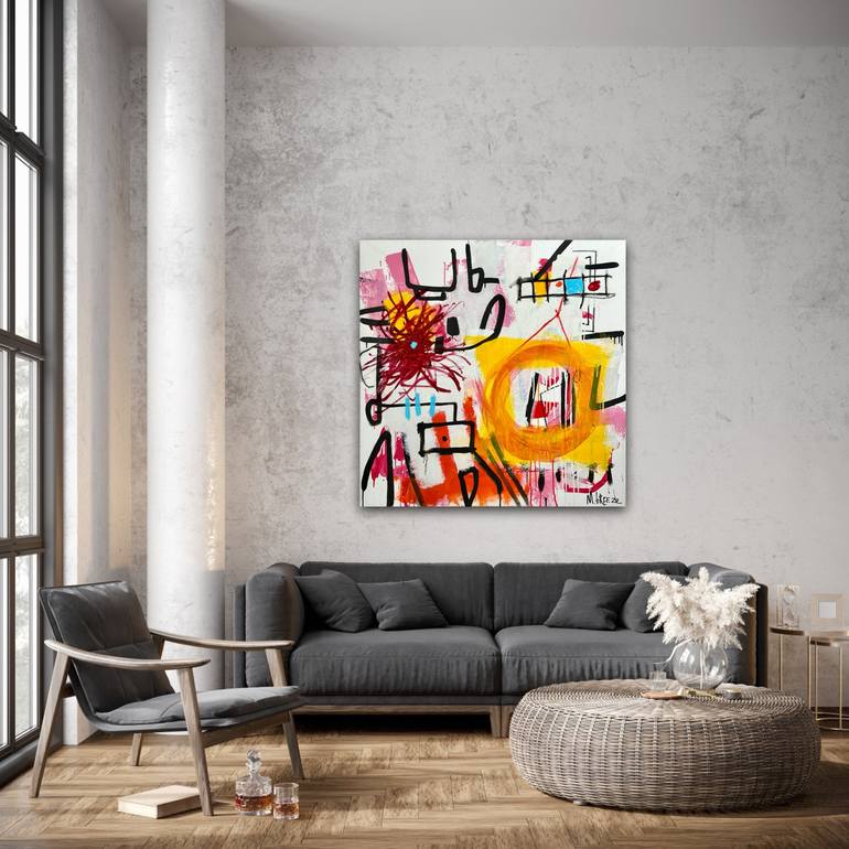 Original Abstract Painting by Martin Breeze