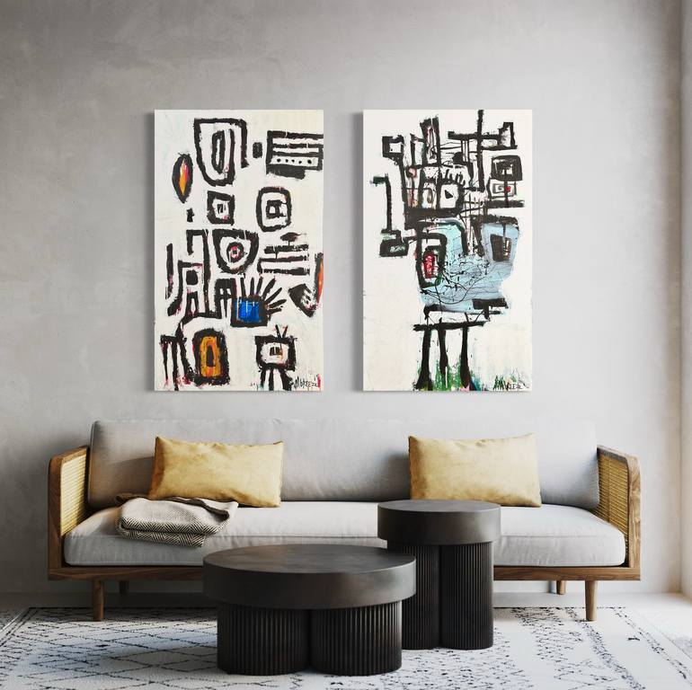 Original Contemporary Abstract Painting by Martin Breeze