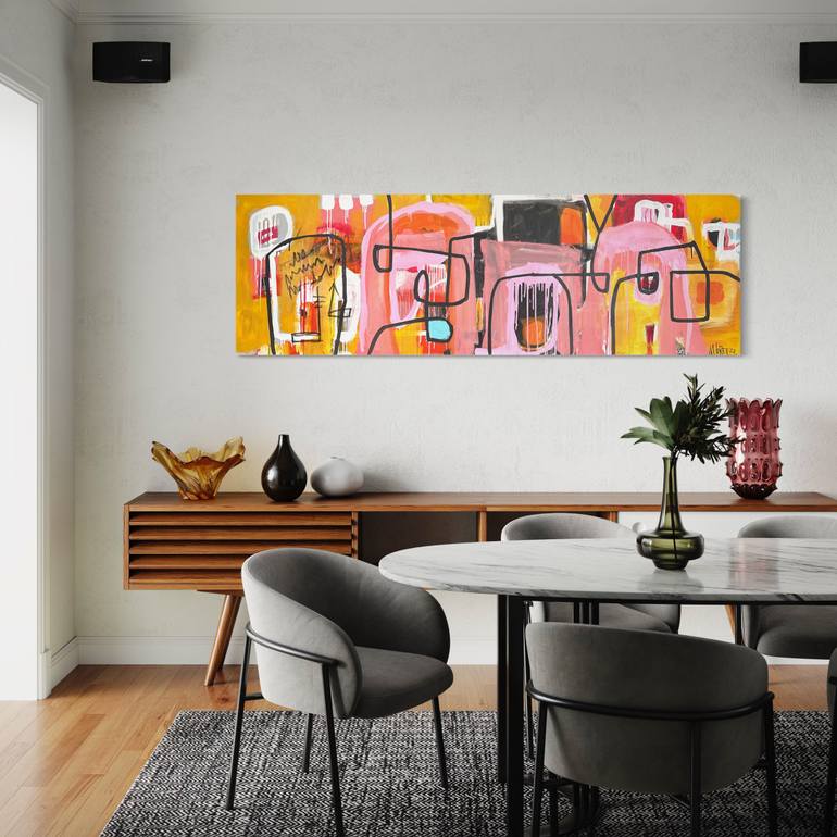 Original Contemporary Abstract Painting by Martin Breeze