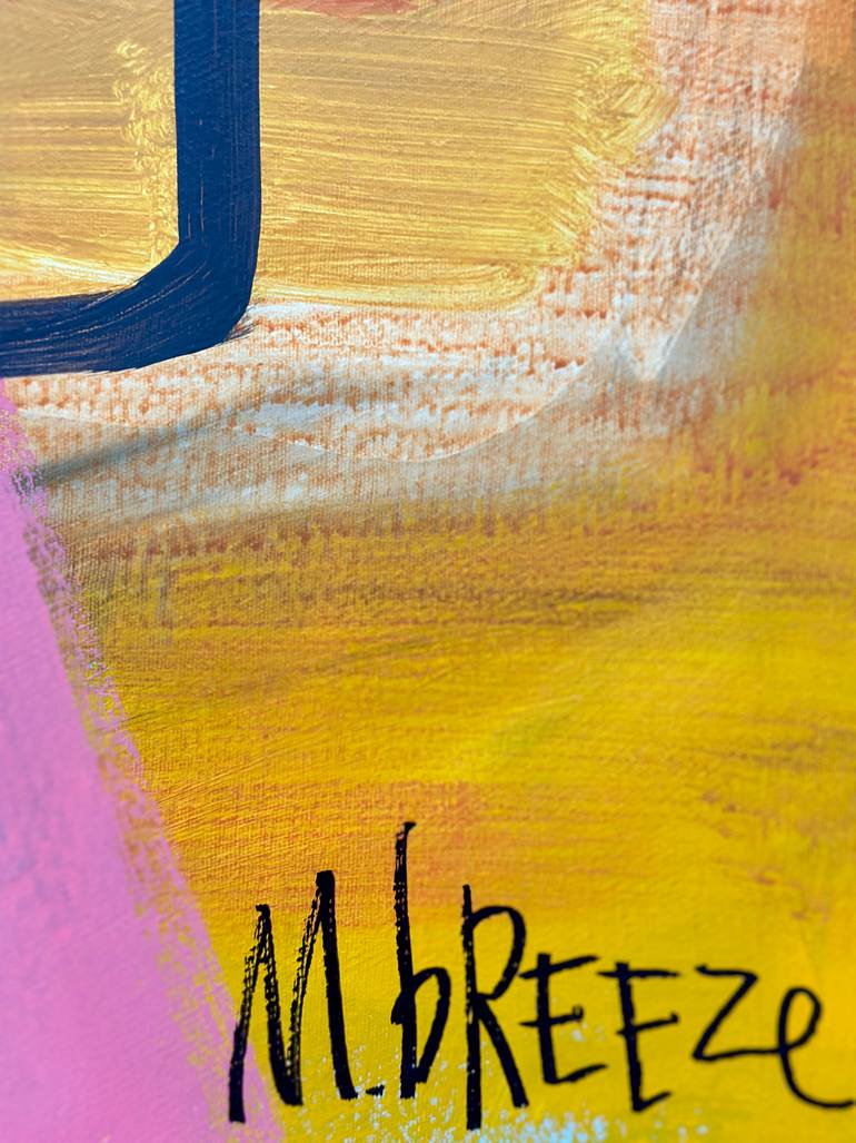 Original Contemporary Abstract Painting by Martin Breeze