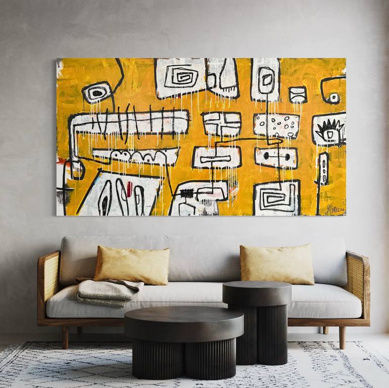 Original Contemporary Abstract Painting by Martin Breeze