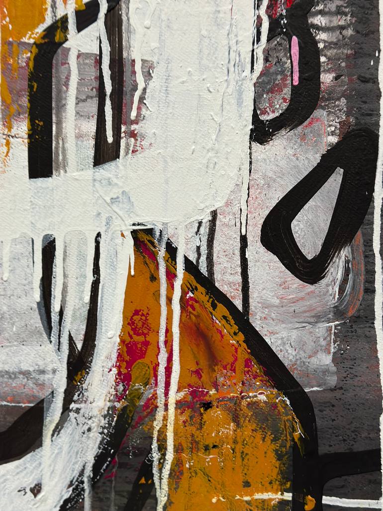 Original Abstract Expressionism Abstract Painting by Martin Breeze