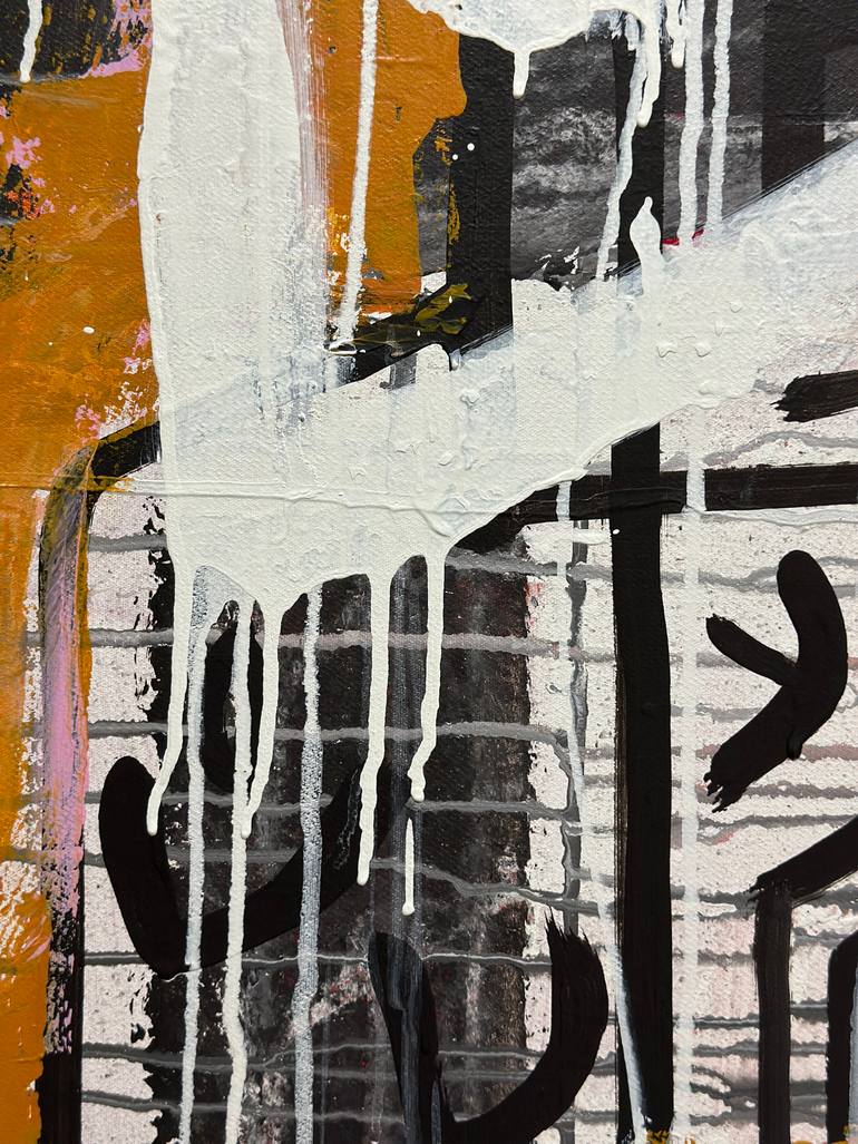 Original Abstract Expressionism Abstract Painting by Martin Breeze