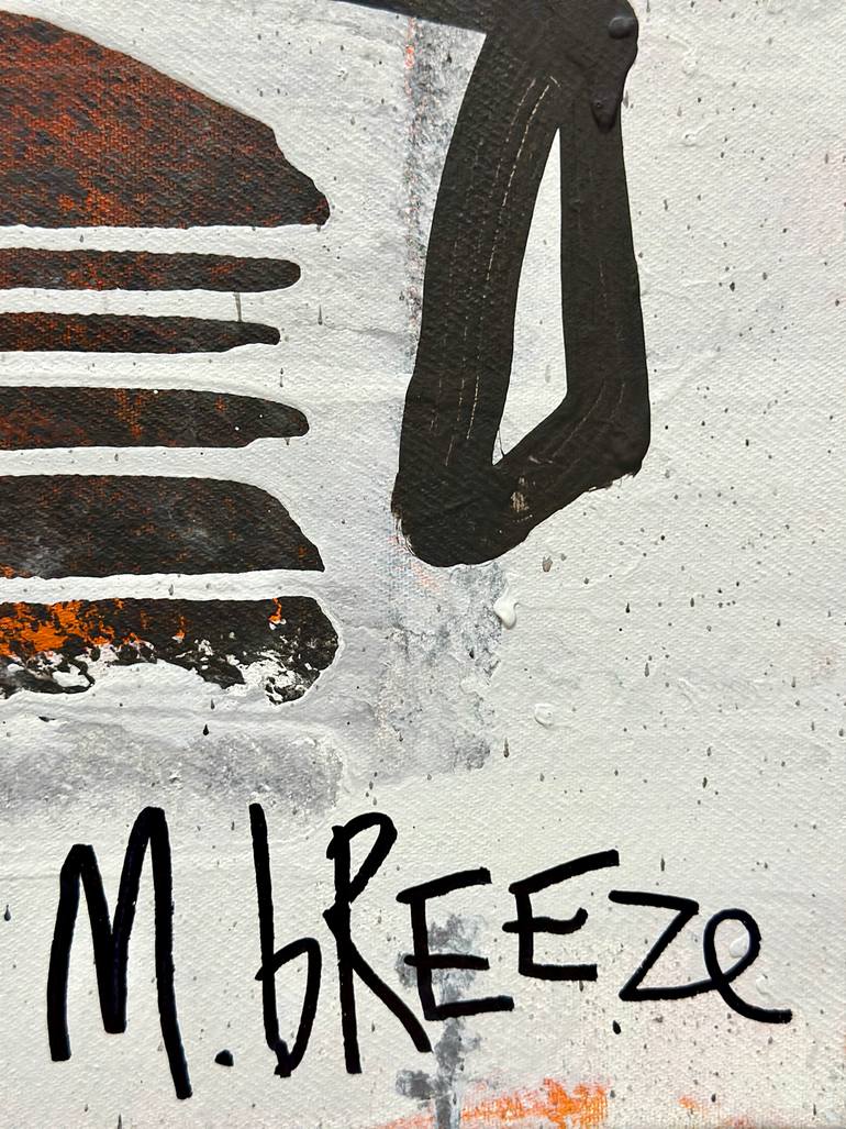 Original Abstract Expressionism Abstract Painting by Martin Breeze