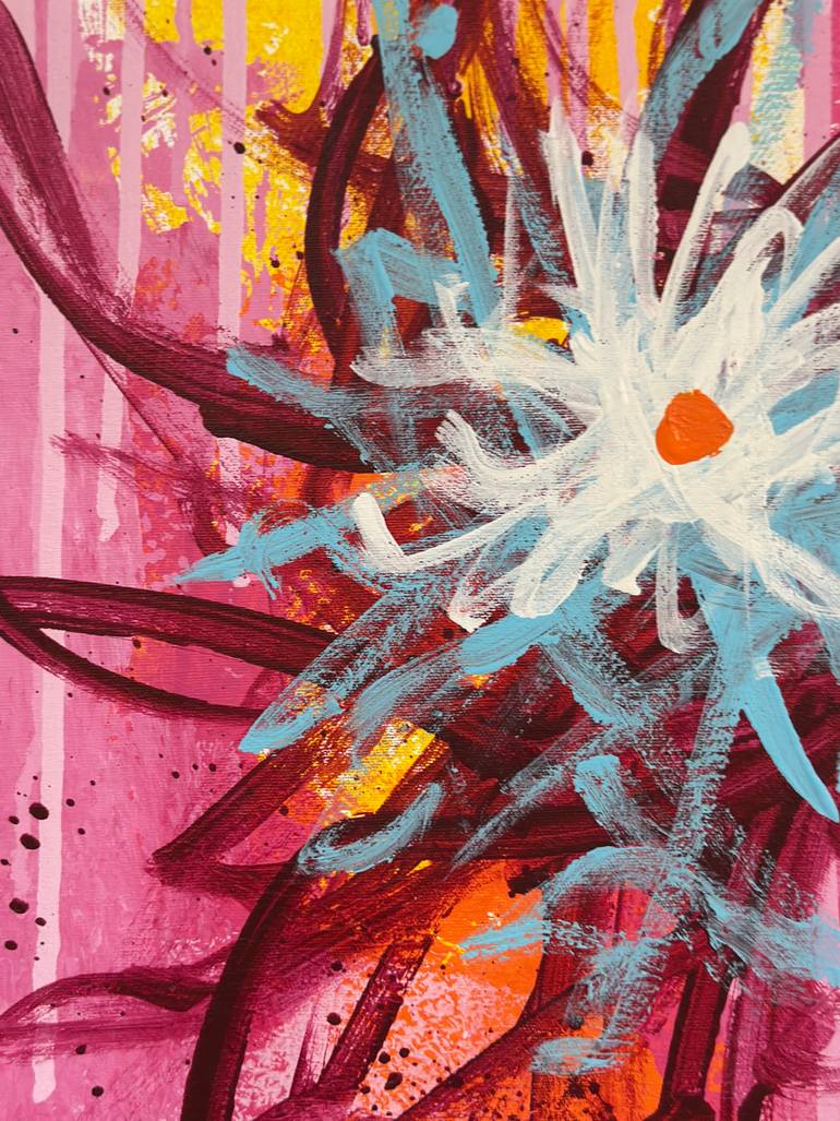Original Abstract Expressionism Abstract Painting by Martin Breeze