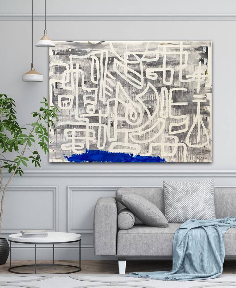 Original Minimalism Abstract Painting by Martin Breeze
