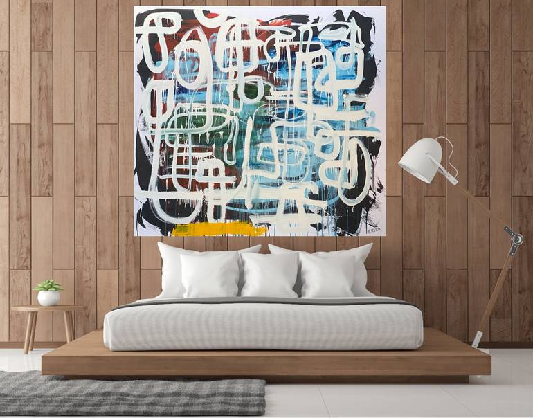 Original Modern Abstract Painting by Martin Breeze