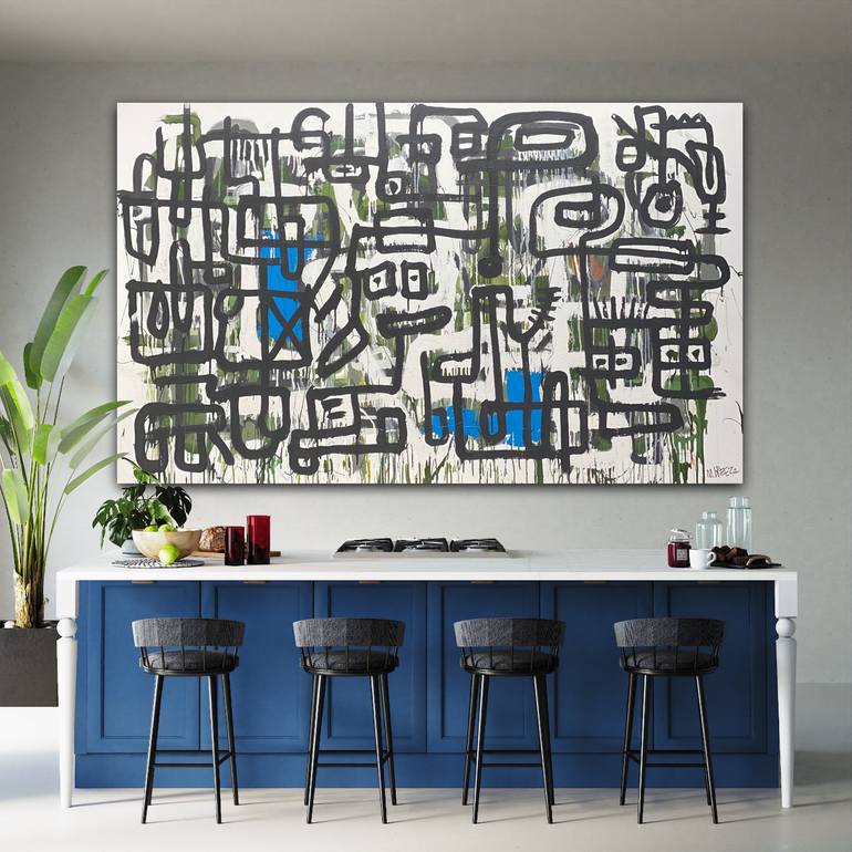 Original Modern Abstract Painting by Martin Breeze