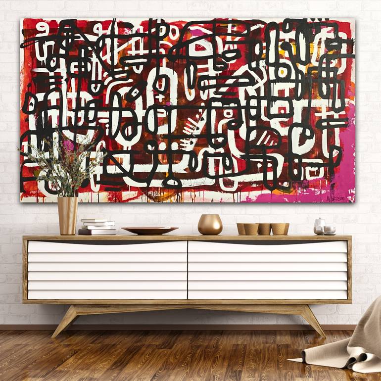 Original Abstract Painting by Martin Breeze