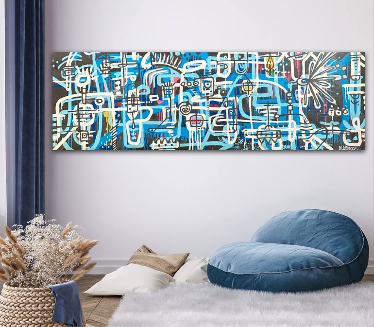 Original Modern Abstract Painting by Martin Breeze