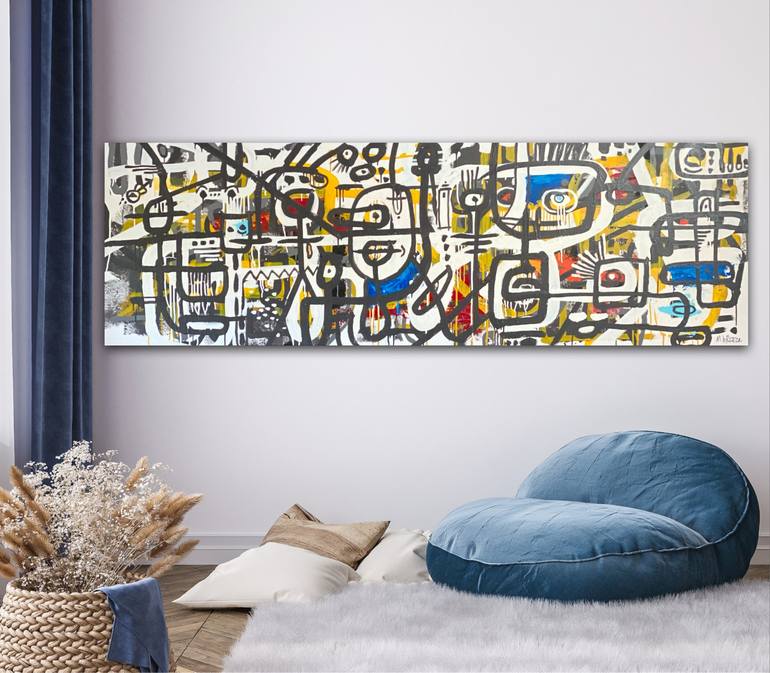 Original Modern Abstract Painting by Martin Breeze