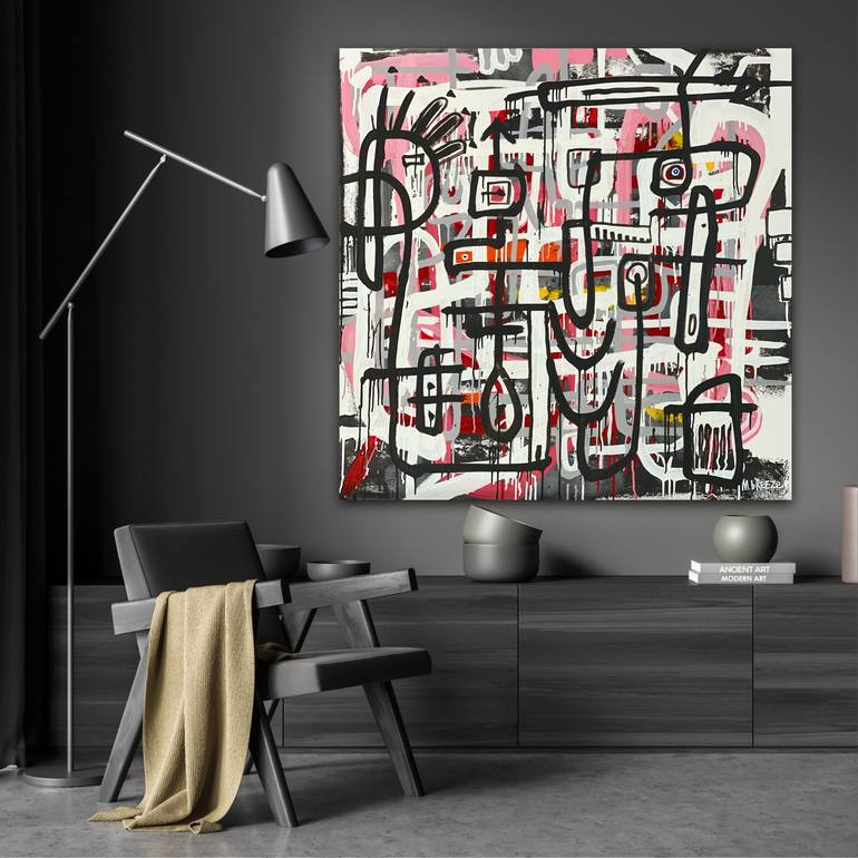 Original Modern Abstract Painting by Martin Breeze