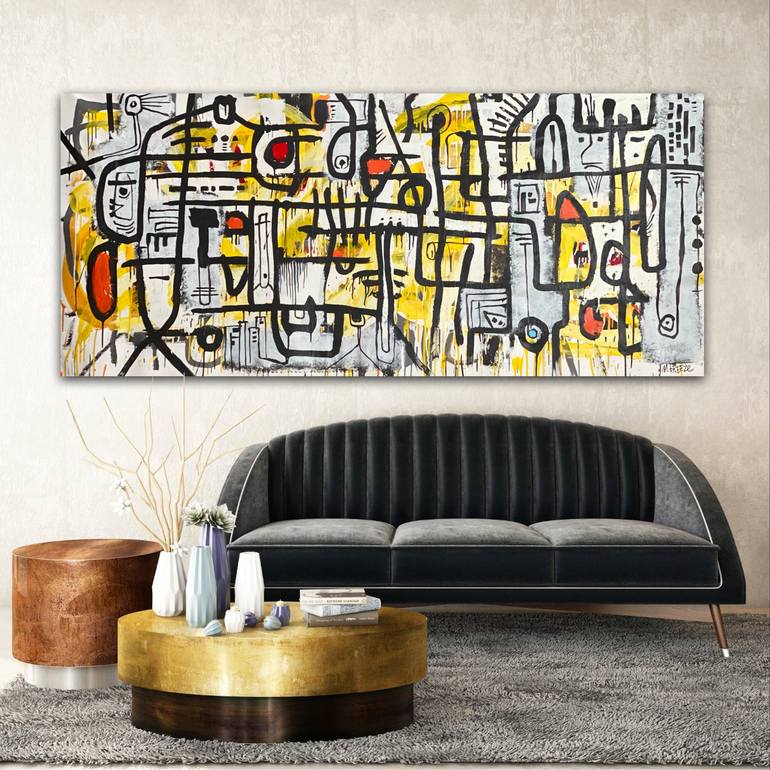 Original Minimalism Abstract Painting by Martin Breeze