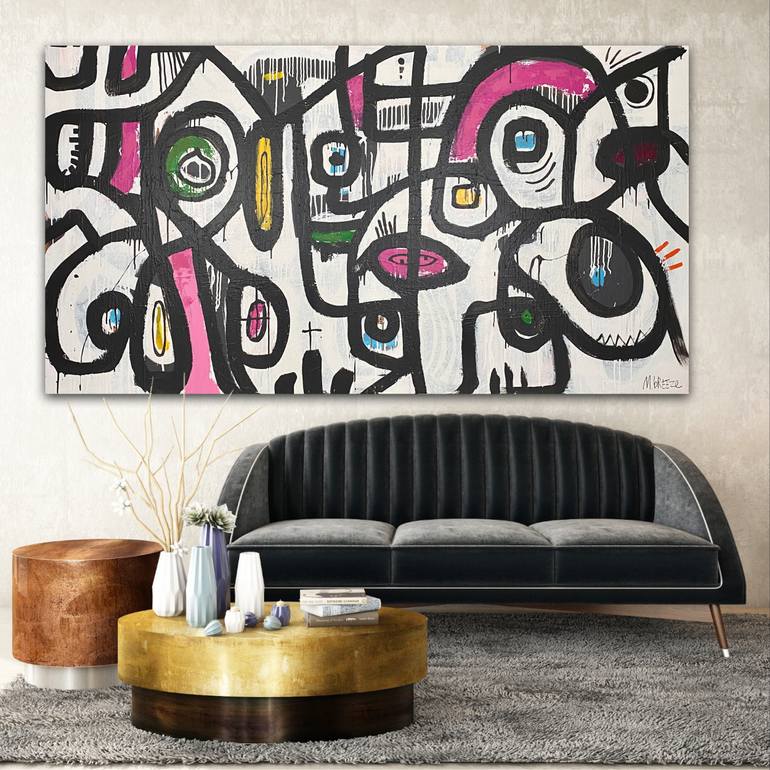 Original Impressionism Abstract Painting by Martin Breeze