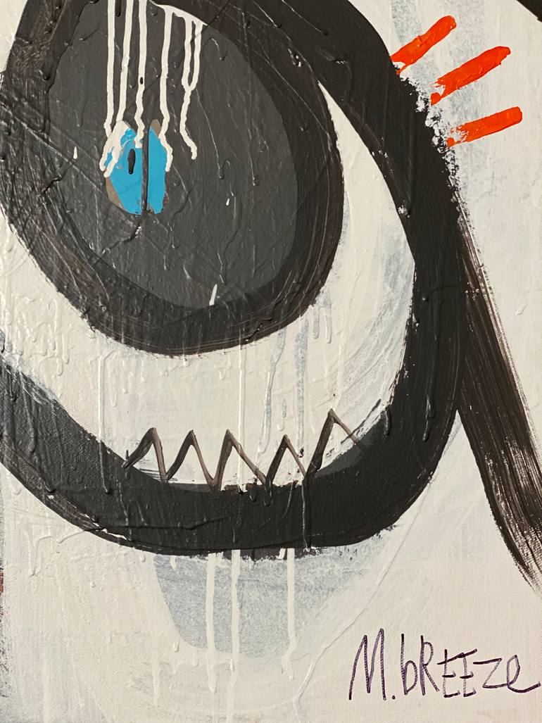 Original Impressionism Abstract Painting by Martin Breeze