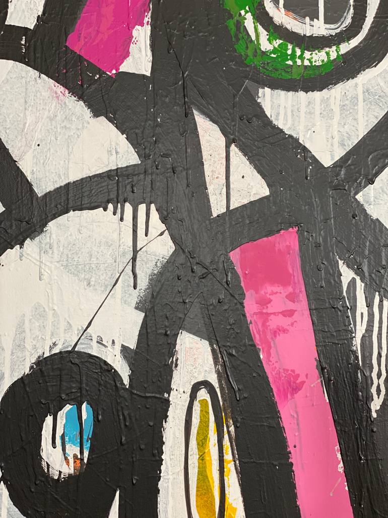 Original Impressionism Abstract Painting by Martin Breeze