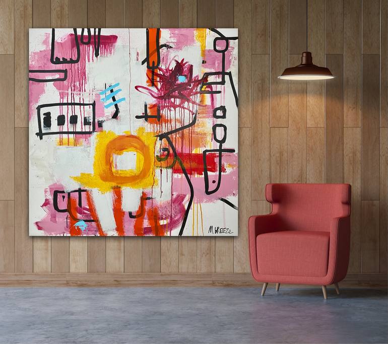 Original Modern Abstract Painting by Martin Breeze