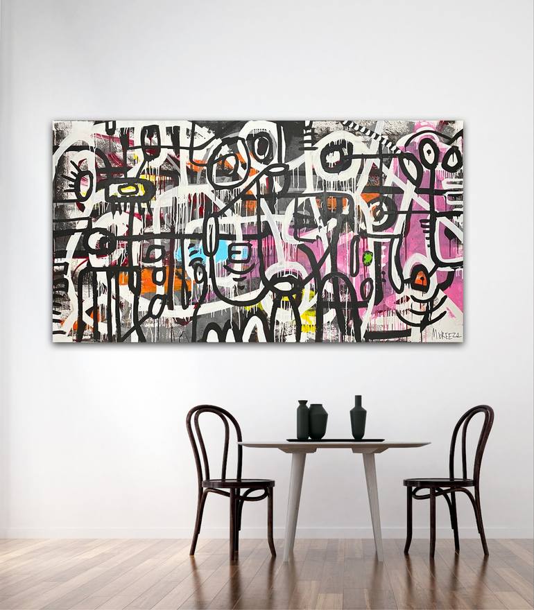Original Contemporary Abstract Painting by Martin Breeze