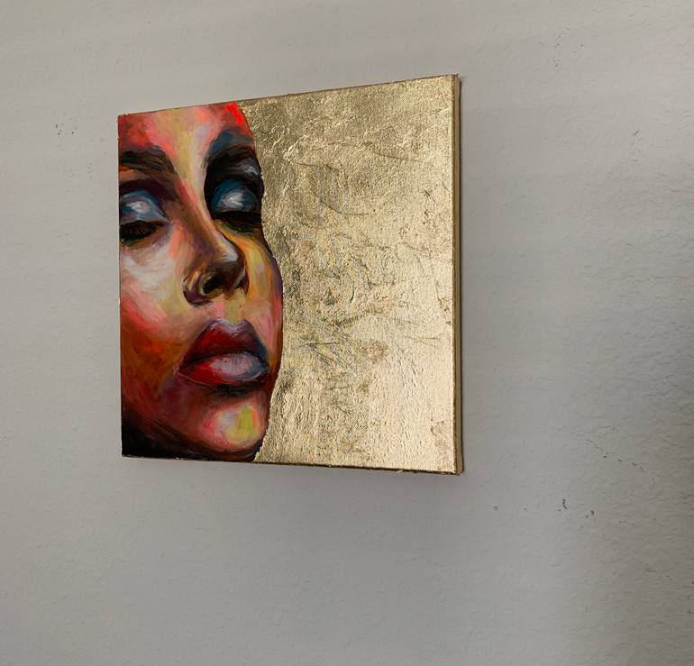 Original Abstract Expressionism People Painting by Michelle Green