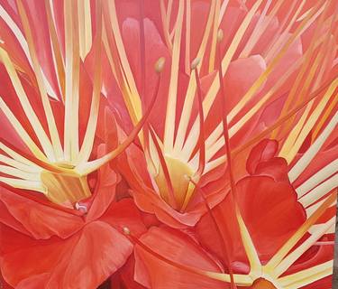 Print of Floral Paintings by Rocio Magasrevy