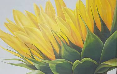 Print of Realism Floral Paintings by Rocio Magasrevy