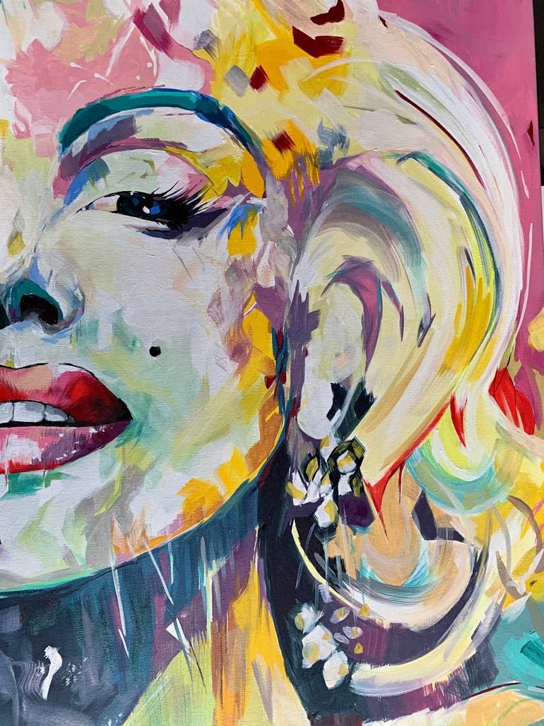 Original Abstract Women Painting by Doina Zosim