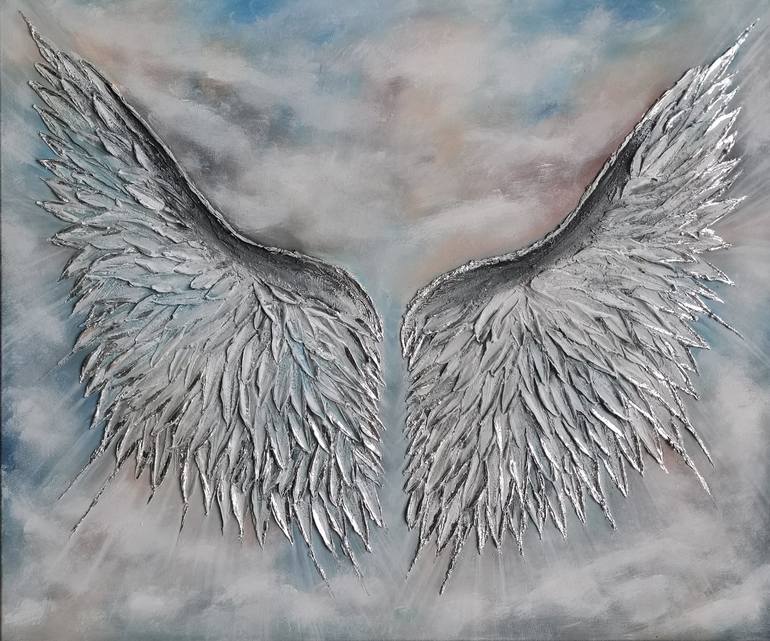 Angel's Wings Painting by Semenchuk | Saatchi Art