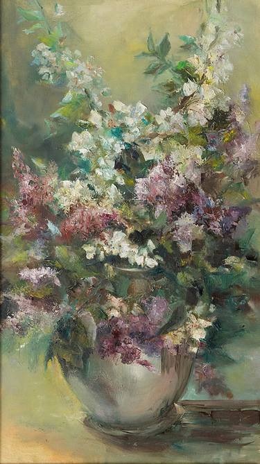 Original Floral Painting by Oleksandr Sochnev