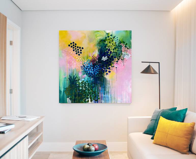 Original Abstract Expressionism Abstract Painting by Jessica Slack