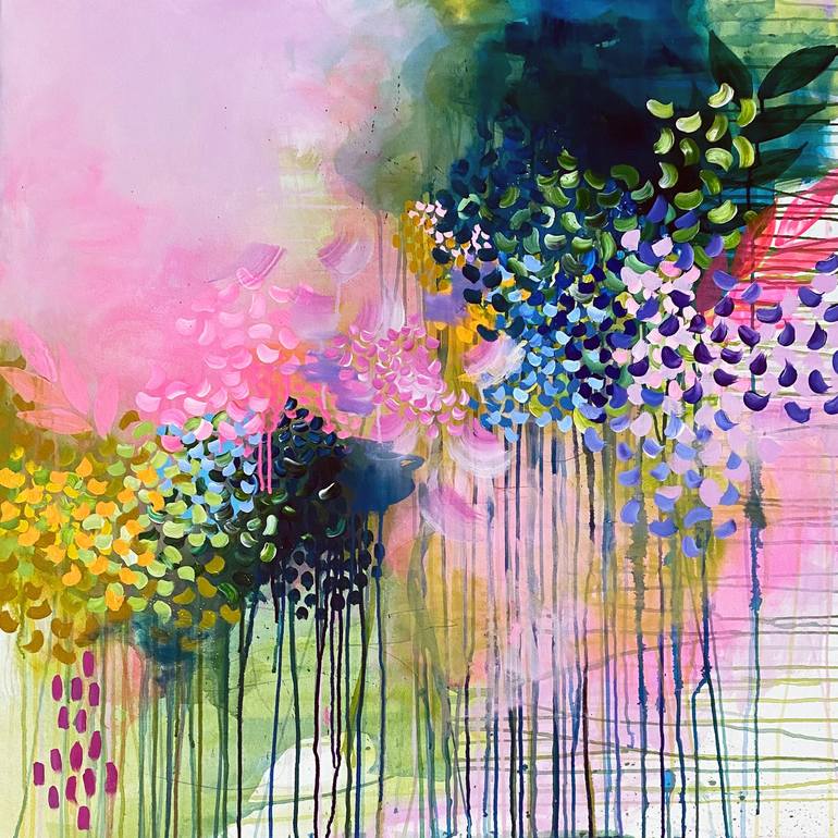 Enchanted Canopy Painting by Jessica Slack | Saatchi Art