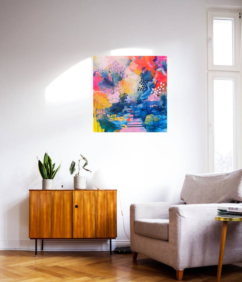 Original Abstract Expressionism Abstract Painting by Jessica Slack