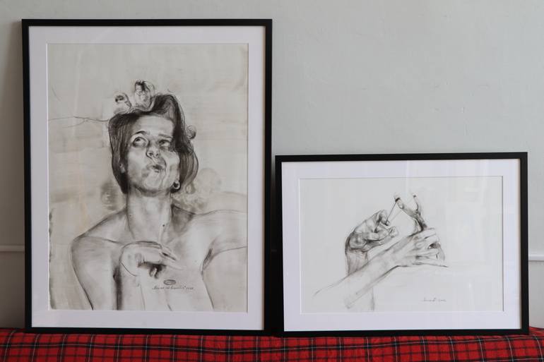 Original Realism Portrait Drawing by Vadym Lipskykh