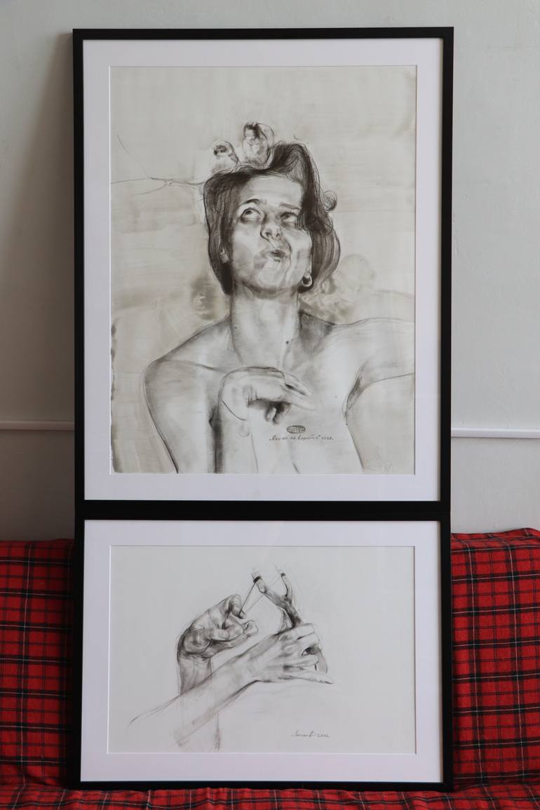 Original Realism Portrait Drawing by Vadym Lipskykh