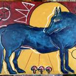 Blue Wolf Shaman by Gonzalo Benard