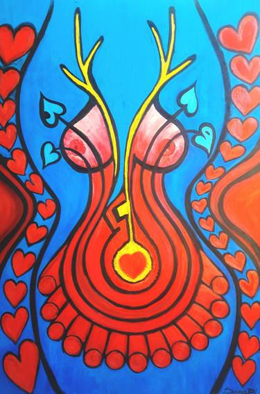 Print of Love Paintings by Diana Pyslar